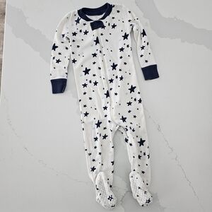 Moon & Back by Hanna Andersson Footless Zipper Pajama -2T